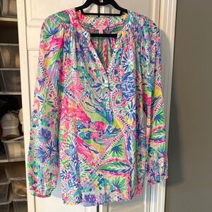 Lilly Pulitzer Elsa Top size L